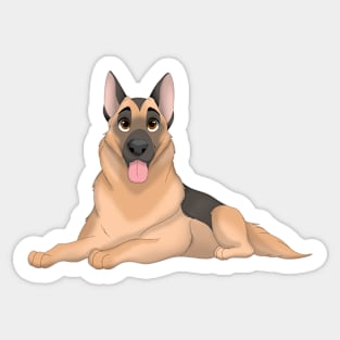 German Shepherd Dog Sticker